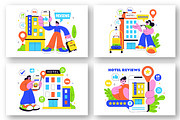 10 Hotel Reviews Illustration, a Person Illustration by denayunebgt (Thumbnail 3 of 4)