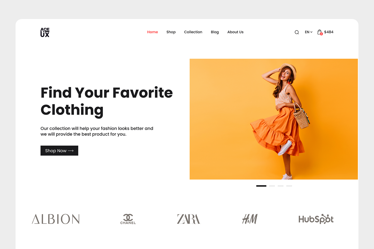 E-commerce Fashion Website UI Kit, an UI Kit Template by Ace UI/UX (Photo 3 of 8)