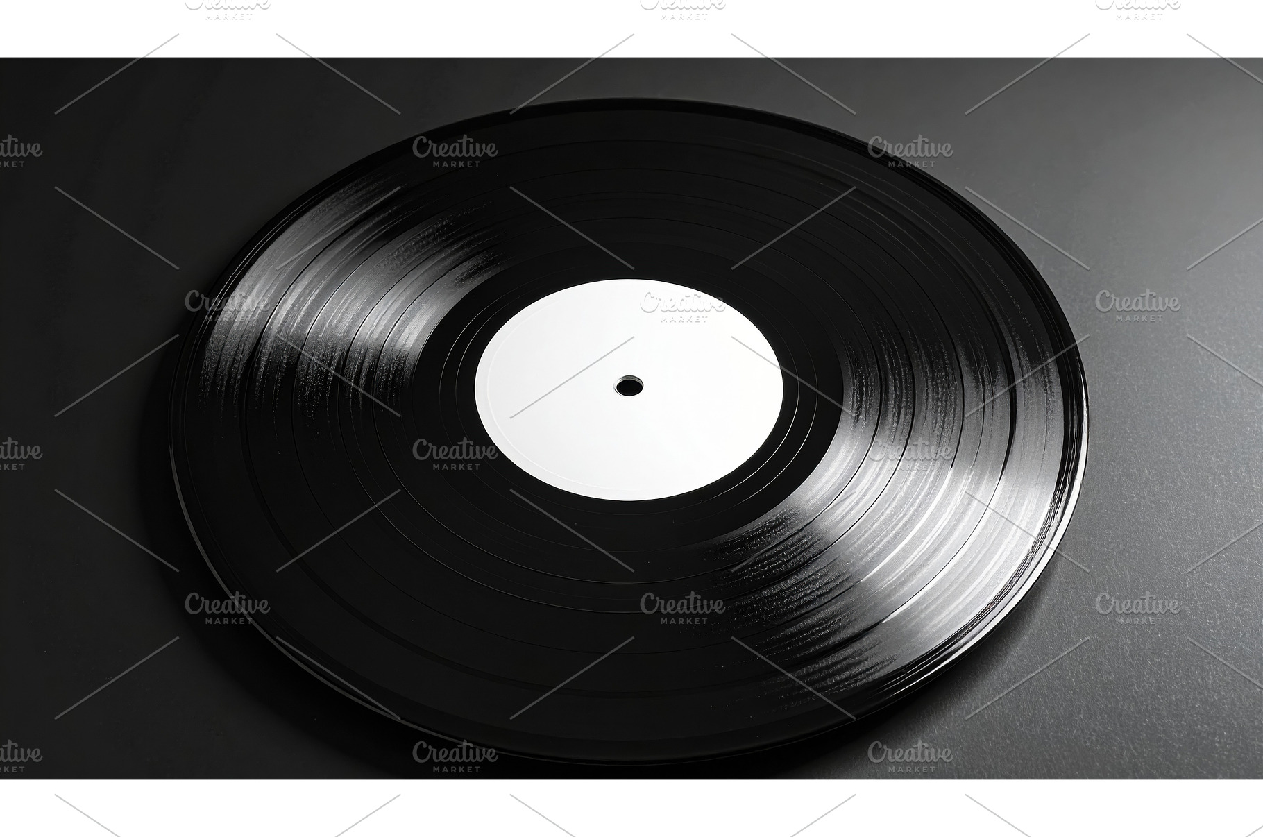 Blank vinyl record symbolizing, a Background Photo by Igor Tichonow