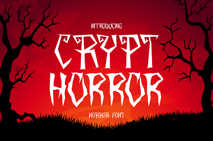 Crypt Horror Horror Font, a Font by PutraCetol Studio