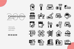 Construction Duotone Icons, a Duotone Icon by Bloodline