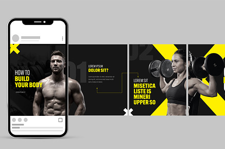 Minimal Social Media Carousel, a Social Media Template by McLittle Stock