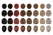 Curly hair clipart, an Illustration by Elenbushe (Thumbnail 7 of 7)