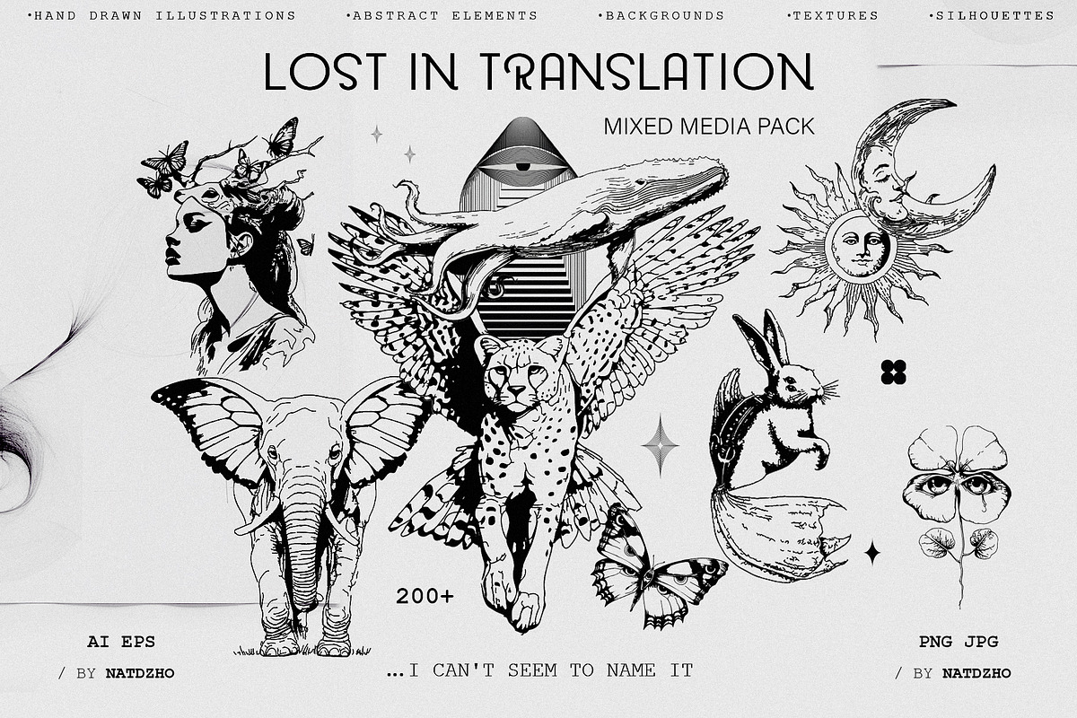 Lost in translation. Mixed Media set, an Object Graphic by Purple (Photo 1 of 11)