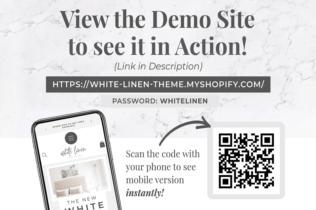 Shopify Theme | White Linen, a Shopify Template by Thirty One Palms Studio (Photo 5 of 8)