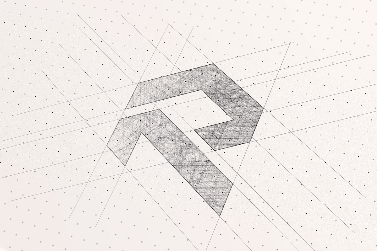 Modern R Letter Geometric Logo, a Branding & Logo Template by Motaleb Hossain (Photo 3 of 3)