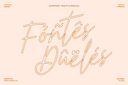 CS Mileya Dashed, a Script Font by Craft Supply Co. (Thumbnail 7 of 8)