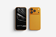 iPhone 17 Pro Mockup, a Mockup by MrLetters (Thumbnail 4 of 5)