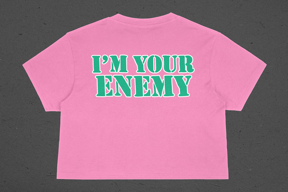 Realistic Crop Tee Mockup, an Apparel Mockup by Uncentrifuged Pressure (Photo 6 of 10)