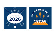 Happy New Year Design, a Decorative Illustration by Lakhan1998 (Thumbnail 2 of 6)