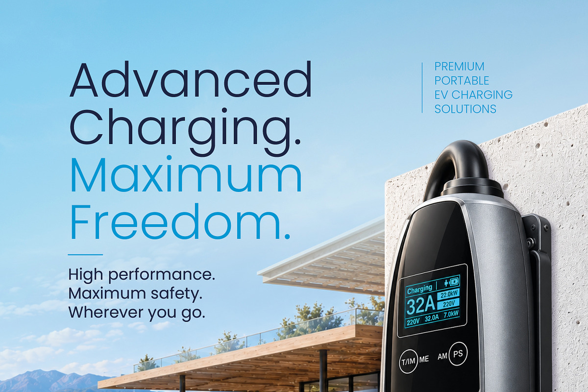 EV Charger Flyer Template, a Flyer Template by grafilker (Photo 2 of 2)