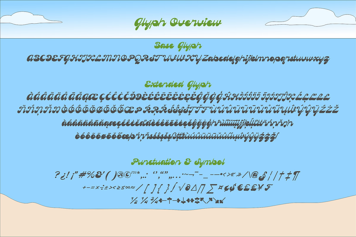 Beachvibes Script Font, a Script Font by Brainware Graphic (Photo 5 of 8)