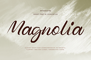 Magnolia Script Font, a Script Font by Catalystco Studio (Thumbnail 1 of 7)