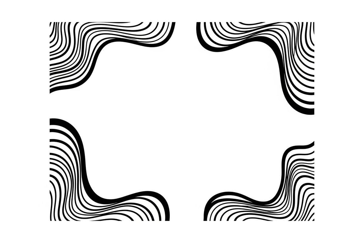 Abstract Line Frame SVG Bundle, an Illustration by yasushie (Photo 23 of 31)
