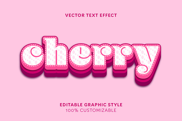 Cute Dotted Chubby Text Effect preview 3