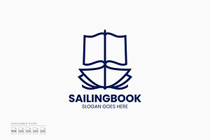 Sailing Book Logo, a Branding & Logo Template by Zeer Graphic