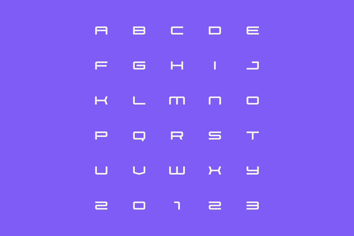 Reesha - Futuristic Font Family, a Handwritten Font by alpercakici (Photo 7 of 14)