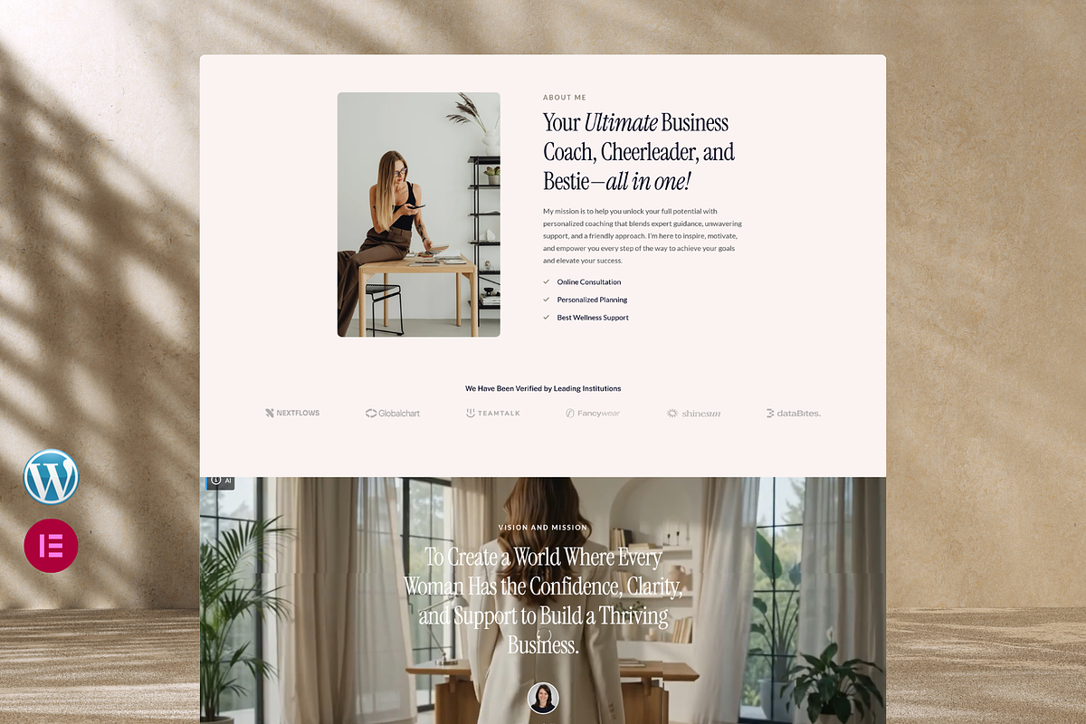 Elegant WordPress Coaching Website, a WordPress Template by hridoywebdev (Photo 5 of 5)