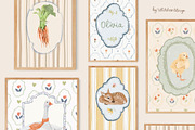 Cottagecore Clipart, Frames, Prints, a Decorative Illustration by whiteheartdesign (Thumbnail 33 of 34)
