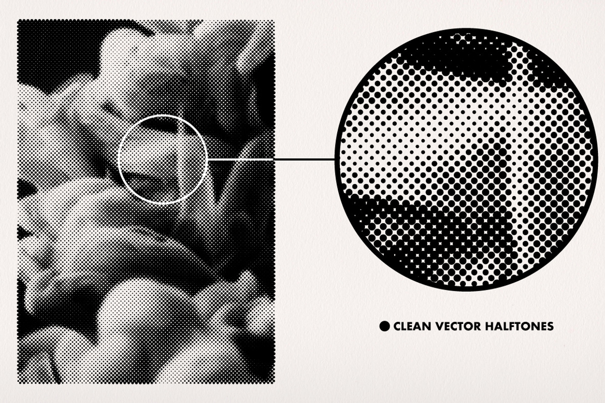 Abstract Halftones - Vector & PNG, a Texture Graphic by Offset (Photo 9 of 15)