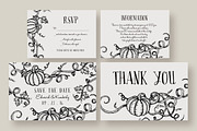 Halloween Pumpkin Wedding Suite, an Invitation Template by Knotted Design (Thumbnail 5 of 6)