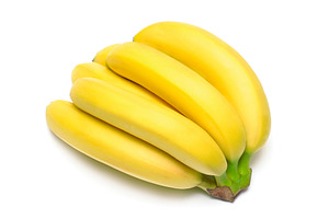 Banana bunch isolated, a Photo by saiko3p