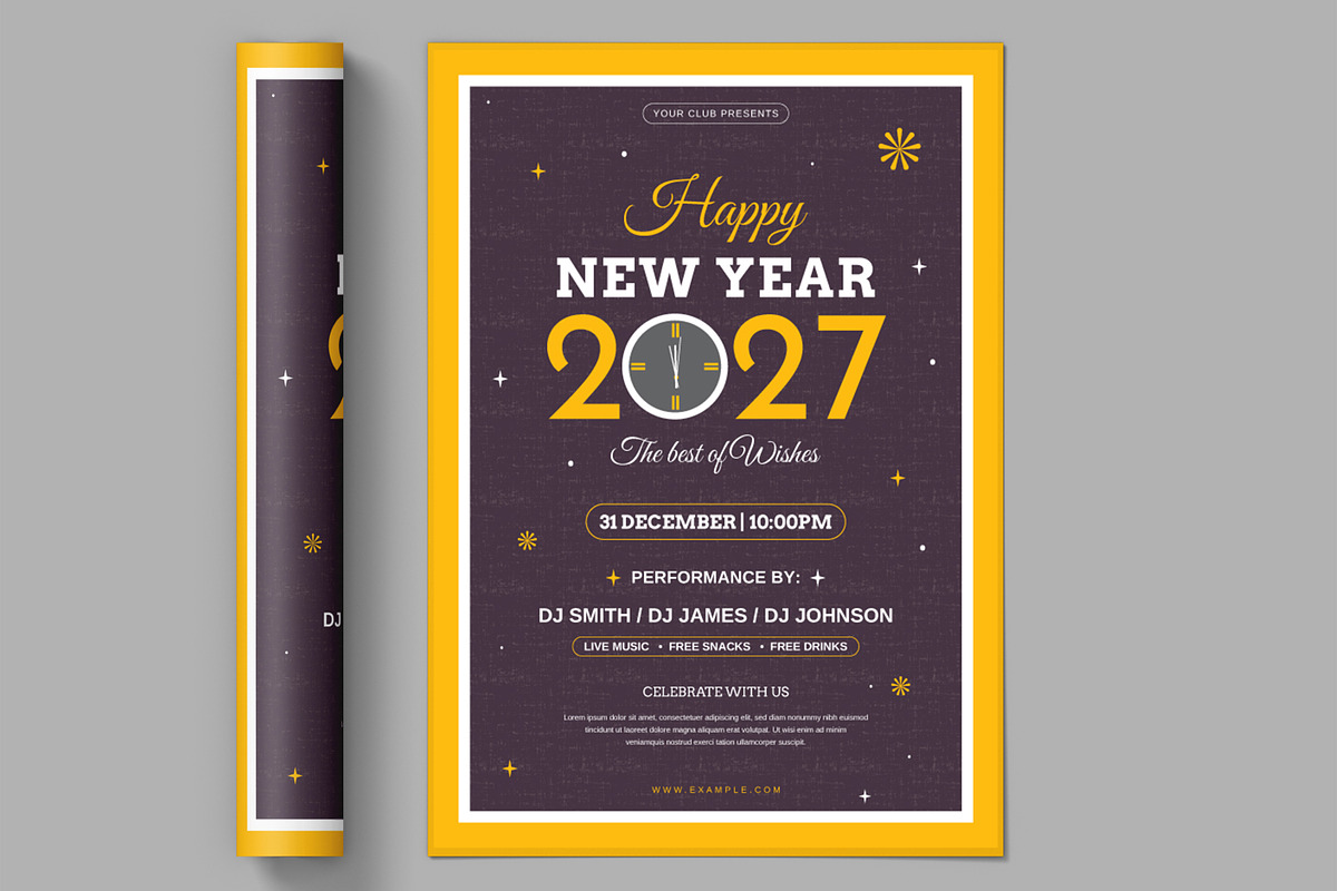 Happy New Flyer Layout, a Stationery Template by ContestDesign (Photo 2 of 2)