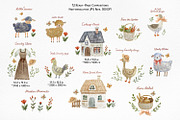 Country Cottage Charm Watercolor, a Decorative Illustration by Anna Druzhkova (Thumbnail 10 of 32)