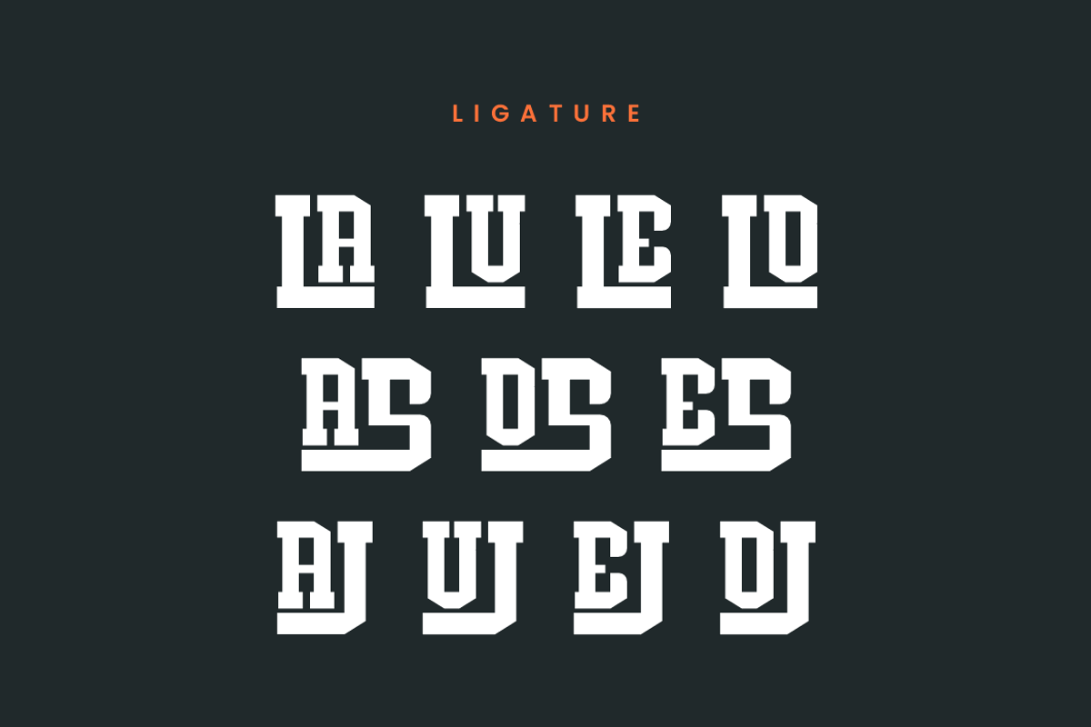 Clasy College - Sports Font, a Serif Font by QR Design Studio (Photo 6 of 7)