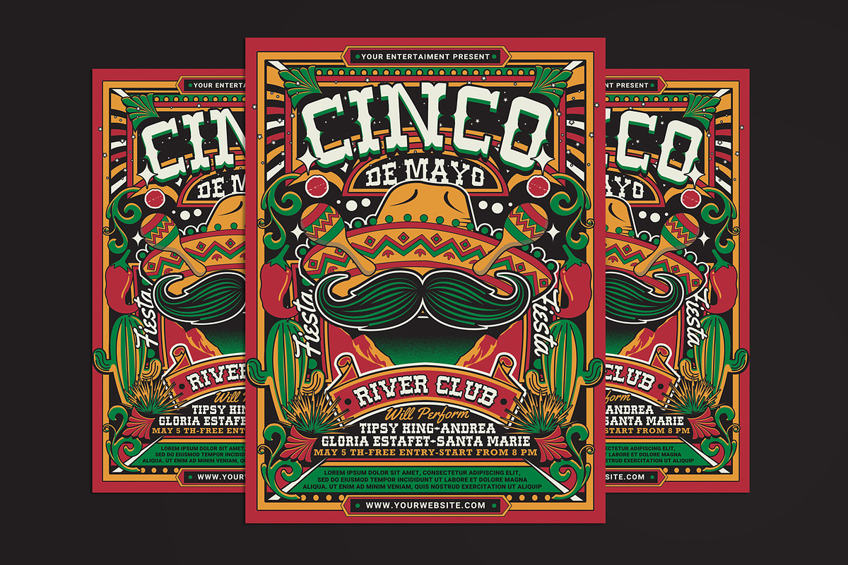 Cinco De Mayo Flyer, a Flyer Template by Muhamad Iqbal hidayat (Photo 1 of 4)