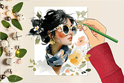 Harming Paris Clipart Collection, an Illustration by DreamCafeArt (Thumbnail 6 of 6)