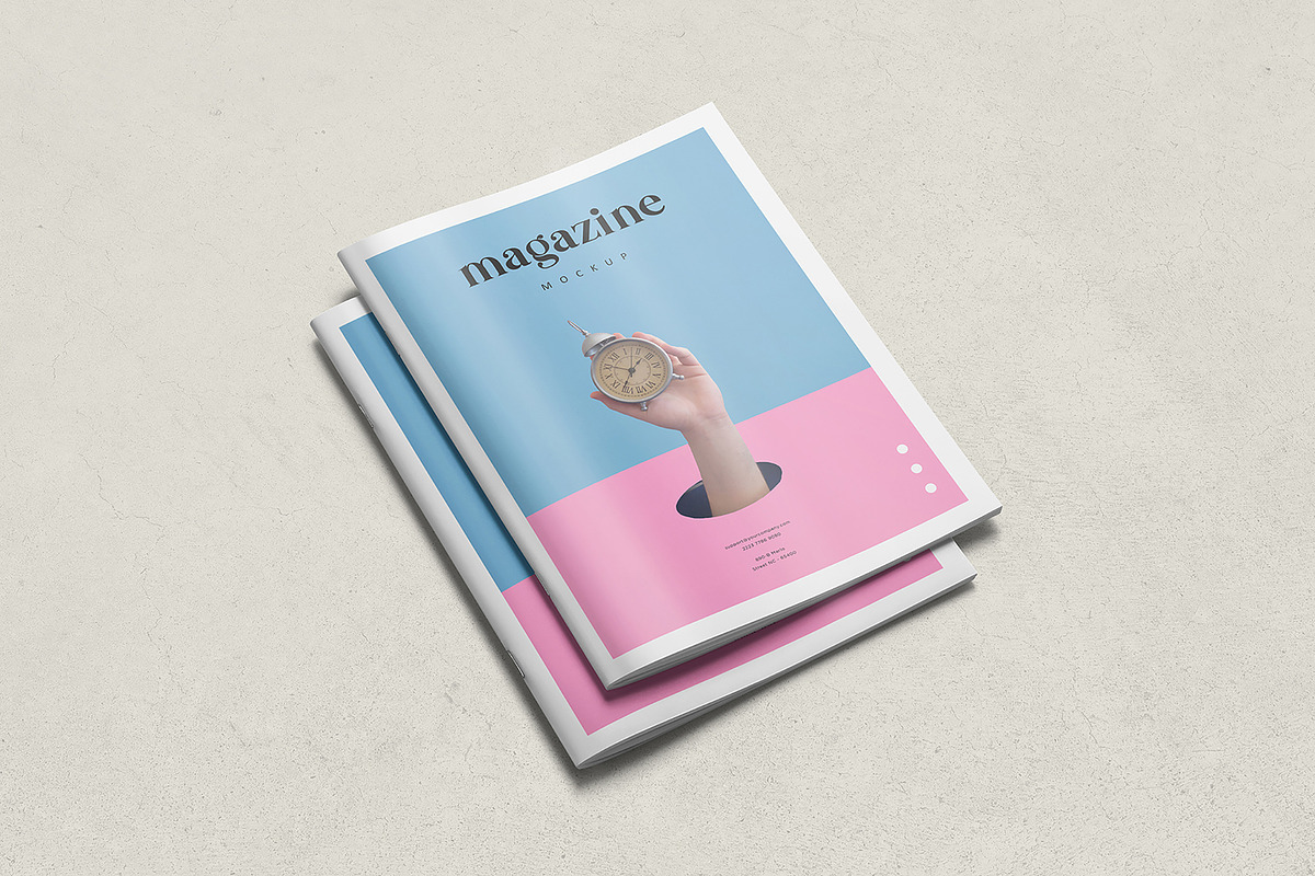 Magazine Mockup, a Product Mockup by DesignNeutrons (Photo 1 of 4)