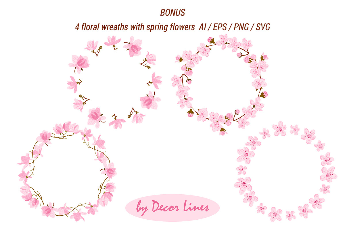 Spring Bloom, a Decorative Illustration by Decor Lines (Photo 11 of 12)