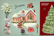 Merry Christmas, a Seasonal Illustration by Anna Babich (Thumbnail 7 of 8)