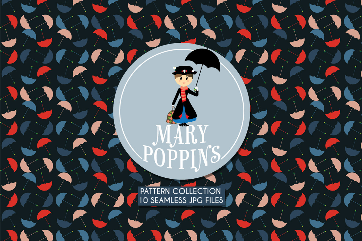 Mary Poppins Pattern Collection, a Pattern Graphic by Sonia design studio (Photo 1 of 5)