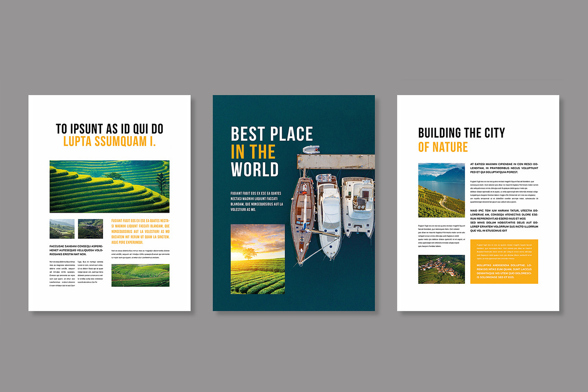 Travel Ebook Template Layout preview 6