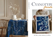 Cyanotype Floral Seamless Patterns, a Pattern Graphic by Ninterints (Thumbnail 1 of 18)