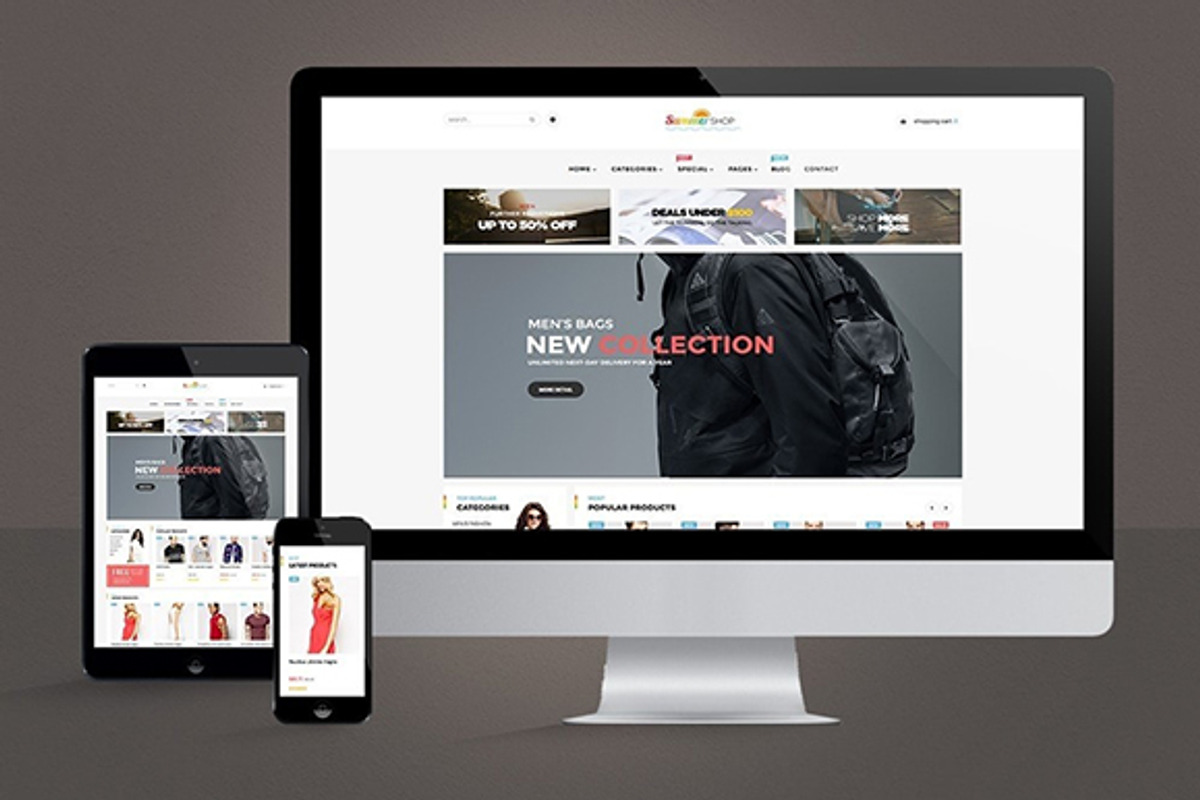 Pts Summershop - Prestashop theme, a Templates & Theme by Prestabrain (Photo 1 of 7)