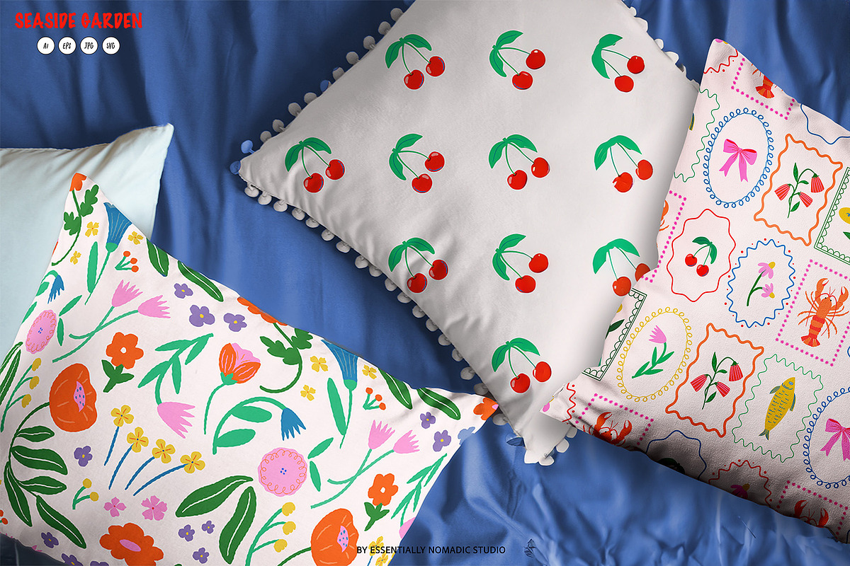 Seaside Garden Summer Patterns, a Pattern Graphic by Essentially Nomadic (Photo 6 of 11)