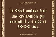 CS Hunger – Ancient Greek Font, a Sans Serif Font by Craft Supply Co. (Thumbnail 5 of 8)