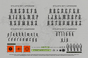 Maytorm Modern Metal Typeface, a Blackletter Font by alit design (Thumbnail 4 of 20)