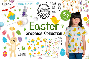 Easter Collection: Clipart, Patterns