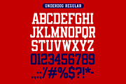 Underdog Typeface, a Font by MightySHORT (Thumbnail 2 of 9)