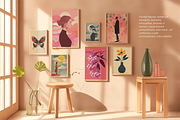 Eclectic Wall Art Prints Posters, a Background Graphic by JulsIst (Thumbnail 7 of 12)