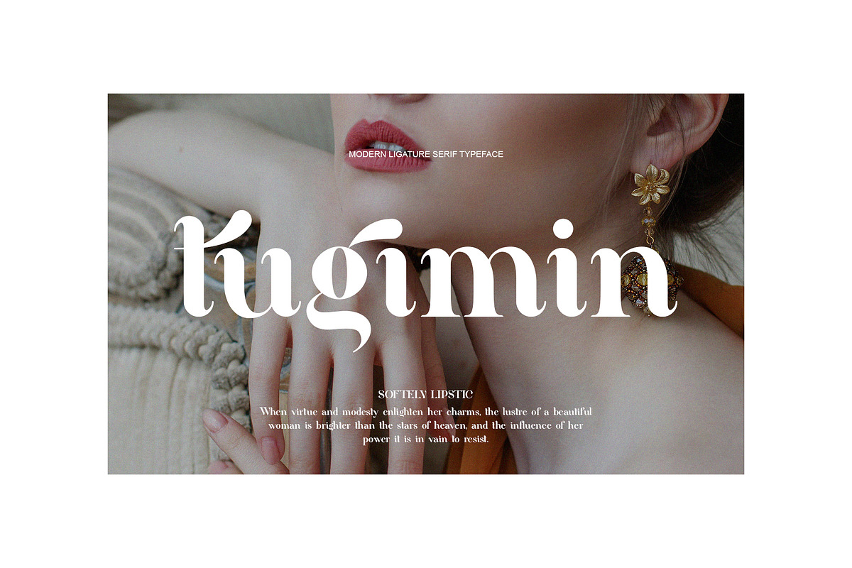 Qittney Unique Ligature Serif Typefa, a Serif Font by yaqublekker (Photo 3 of 8)
