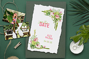 Tropical Flowers. Exotic flora set, an Illustration by Tata Pilip (Thumbnail 11 of 21)