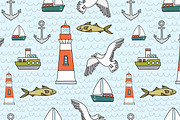 Vector sea set, a Graphic by lycka (Thumbnail 2 of 4)
