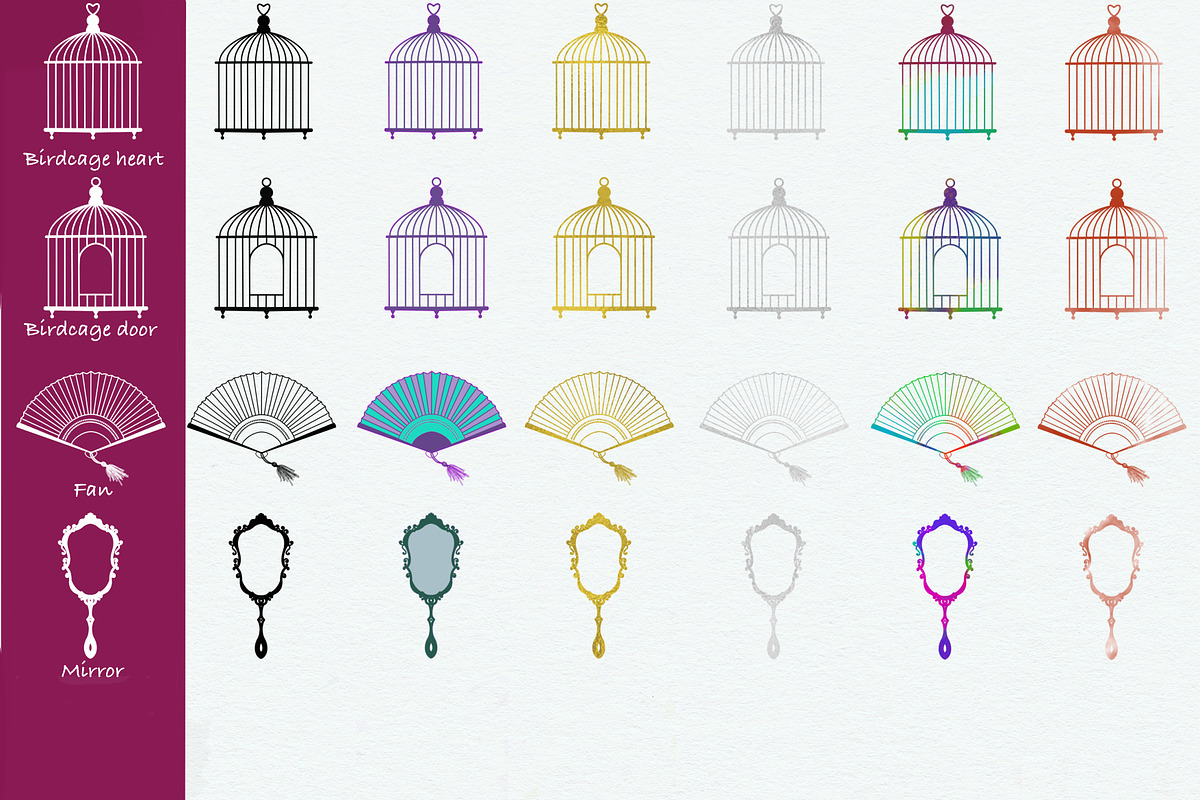 Procreate vintage feminine brushes, a Shape Add-On by Ducatum (Photo 3 of 10)