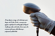 Birdie Bash - Script Golf Typeface, a Script Font by HipFonts (Thumbnail 3 of 9)