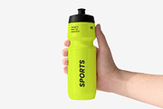 Sports Water Bottle Mockup, a Packaging Mockup by graphypix (Thumbnail 1 of 4)